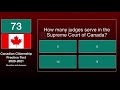 Canadian Citizenship Practice Test 2023 | 100 Question