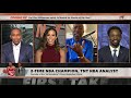 Could the Rockets have beaten Jordan's Bulls in 1995? Kenny Smith & Stephen A. debate | First Take