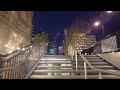 [4K] London Walk | King's Cross at Night | Coal Drops Yard & Granary Square