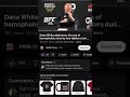 Well… Dana White sure changed his tune on using “offensive” slurs 😂 🤡🤡🤡#ufc #sports #trending