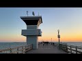 [4K] Seal Beach, California USA Main Street to Pier Sunset Walking Tour & Travel Guide 🎧 Ocean Waves