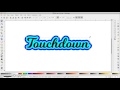 Offset Text in Inkscape the easy way