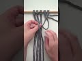 How to do a Left Diagonal Double Half Hitch - Macramé 101