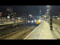 Busy rush hour trains at Leeds