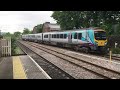 TRAINS at DEWSBURY railway station