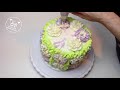 Russian Ball Tip on a cake - How to use Russian Ball Tips