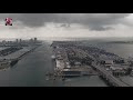 5-day time-lapse Port Miami - Aug 21-26