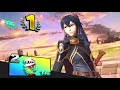 Way too intense amiibo match (SSBU Lucina amiibo vs. Piranha-Plant amiibo)