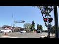 Smith St Railroad Crossing, Union City, CA (Video 2) w/ BNSF ET44C4 trailing!