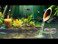 Relaxing Piano Music & Water Sounds, Deep Sleeping Music - Meditation Music,Water Fountain, Bamboo.