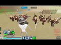 Beating Kids with my Army in Roblox (warlords)