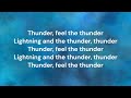 Thunder - Imagine Dragons (lyrics)