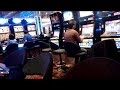 Slot Machine Guy Bashes on Buttons