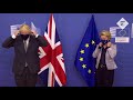 'You run a tight ship here, Ursula' - Boris Johnson meets Ursula von der Leyen in Brussels
