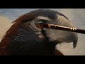 How to paint BIRDS | The Majestic WEDGE TAILED EAGLE | Oil Painting Tutorial
