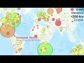 200 Earth Impact Craters Mapped by Size and Age