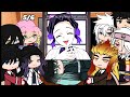 Hashiras react to GiyuShino||React||Kny/Ds||Not Og||Part 2/2||Gacha Plus||Taho-Taho