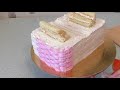 Тортик Розовая корзинка(крем БЗК). /Cake Pink basket(protein custard).