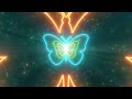 Beautiful Butterfly Neon Lights Tunnel Fast Abstract Glow Particles 4K TikTok Trend Background