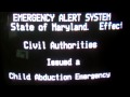 EAS: Child Abduction Emergency for Maryland (2/12/2010)