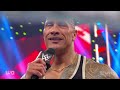 THE ROCK IS BACK; Wants The Head of the Table! | WWE Raw Highlights 1/1/24 | WWE on USA