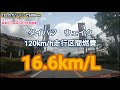 【軽自動車燃費】ウェイク　高速道路120km/h【検証】