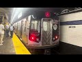 MTA NYCT: Rerouted A and C trains with F trains at York Street and East Broadway (with a work train)