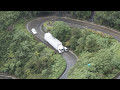 Caminhão manobrando na Serra do Rio do Rastro
