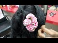 party & wedding Messy hairstyle for beginners/pooja chaudhary khushi makeover moradabad