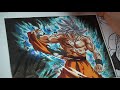 Coloring DBS Manga | Goku MUI Transformation