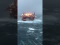 The last clip will truly shock you😳The North Sea 😱 The most dangerous sea In The World