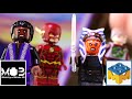 LEGO T'Challa & The Flash (1990) + Ahsoka Tano & Cobb Vanth - Custom Printed Minifigs DOUBLE Review