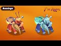 Rare Buzzinga, Epic Whizbang, Epic Repatillo and Adult Galvana Comparison | My Singing Monsters