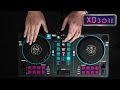 iDance DJ Station XD301 PARTY MIX, Bluetooth Speaker, USB MP3 , 2x XXL Turntables + SPACE CONTROLS