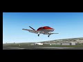 Approach and landing at Boeing Field (Wing and outside view) | Cirrusjet SF50 | X-Plane Mobile