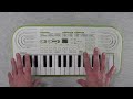 Making Music with the Casio Casiotone SA-50 Mini Portable Keyboard