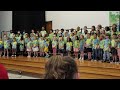 Jonahs kindergarten celebration - I like to learn song