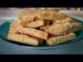 Delicious, crumbly cheese stick recipe, a fantastic festive cheesy snack