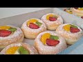 VIRAL ‼️ Baru Bikin Langsung Ludes Donat Buah Dengan Vla Terenak Yang Lembut & Creamy