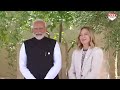 PM मोदी को देखते ही Giorgia Meloni का रिएक्शन देखिए | Modi | Trending