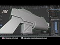 Using Boxcutter to design a Sci Fi gun