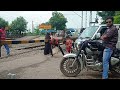 Malgari Goods Train Furiously Honking Moving Out Railgate Area