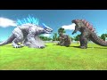 Shimo strike Godzilla and friend then capture them. Godzilla Earth come to rescue all