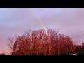 Rare Early Morning Rainbow