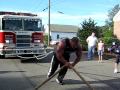 Derek Poundstone Fire truck pull 8-27-09 2nd pull