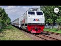 KOMUTER SINDRO TABRAK TRUK DI BUDURAN, SEMUA KERETA LINTAS SIDOARJO - SURABAYA TELAT PARAH!!