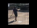 My idiot friend and I hitting slow pitch softballs at the batting cages