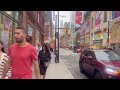 Canada Toronto Downtown 4K🇨🇦 Walking Tour After Rains ☔️