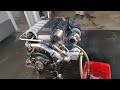 Mercedes OM606 superturbo marine engine startup