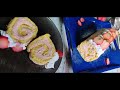 Gluten-free Swissroll( Roulade) cake with Lemon sponge & Strawberry cream cheese frosting recipe